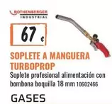 Oferta de Soplete A Manguera Turboprop por 67€ en Obramat