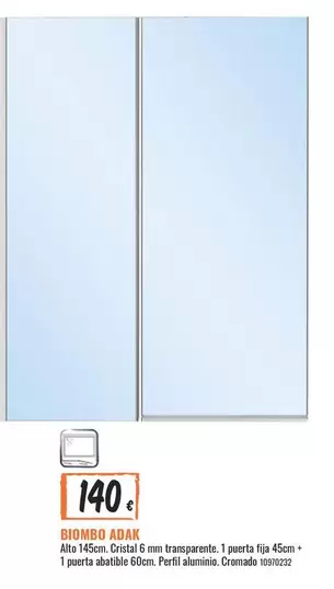 Oferta de Cristal - Bimbo Adik por 140€ en Obramat
