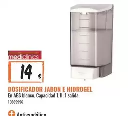 Oferta de ABS - Dosificador E Hidrogel por 14€ en Obramat