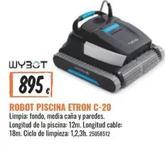 Oferta de Paredes - Robot Piscina Etron C-20 por 895€ en Obramat
