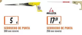 Oferta de Bellota - Serrucho De Punta por 5€ en Obramat
