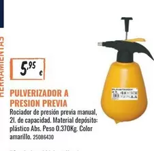 Oferta de ABS - Pulverizador A Presion por 5,95€ en Obramat