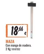 Oferta de Mango - Maza Con Mango De Madera por 18,66€ en Obramat