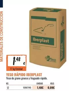 Oferta de Placo - Yeso Rapido por 1,48€ en Obramat