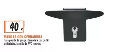 Oferta de PVC - Manilla Con Cerradura por 40€ en Obramat