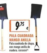 Oferta de Mango - Pala Cuadrada Mango Anilla por 9,75€ en Obramat