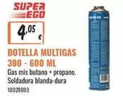 Oferta de Super ego - Botella Multigas por 4,05€ en Obramat
