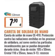 Oferta de Climax - Careta De Soldar De Mano por 7,9€ en Obramat