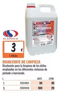Oferta de Disiolvente De Limpieza por 3€ en Obramat