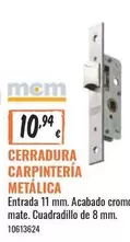 Oferta de Cerradura Carpintería por 10,94€ en Obramat