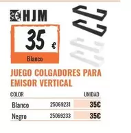 Oferta de Juego Colgadores Para Emisor Vertical por 35€ en Obramat