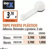 Oferta de Blanco - Tope Puerta Plastico por 3,7€ en Obramat