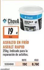 Oferta de Chova - Asfalto En Frio por 19€ en Obramat