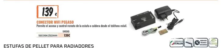 Oferta de Pegaso - Estufa De Pellet Para Radiadores por 139€ en Obramat