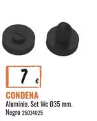 Oferta de Condena Aluminio. Set Wc por 7€ en Obramat