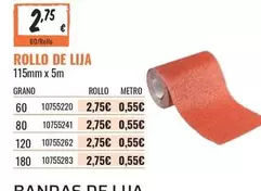 Oferta de Rollo De Lija por 2,75€ en Obramat