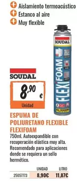Oferta de Aire - Espuma De Poliuretano Flexible Flexipdam por 8,9€ en Obramat