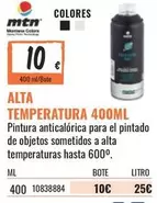 Oferta de Temperatura 400ml por 25€ en Obramat
