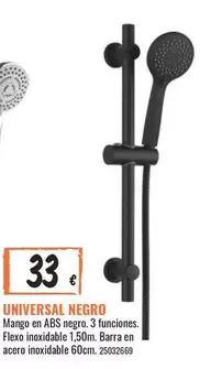 Oferta de Universal -  Negro Mango por 33€ en Obramat