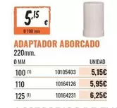 Oferta de Adaptador Aborcado por 5,15€ en Obramat