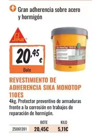 Oferta de Sika - Revestimiento De Adherencia Sika por 20,45€ en Obramat