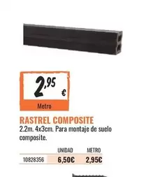 Oferta de Rastrel Composite por 2,95€ en Obramat