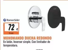 Oferta de Soler - Monomando Ducha Redondo por 72€ en Obramat