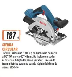 Oferta de Sierra Circular por 187€ en Obramat