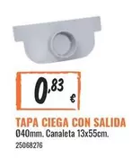 Oferta de Tapa Ciega Con Salida por 0,83€ en Obramat