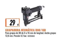 Oferta de Grapadora Neumatica R80/16b por 29€ en Obramat