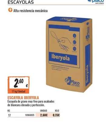 Oferta de Placo - Escayola por 2,6€ en Obramat