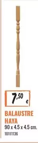 Oferta de Haya - Balaustre Haya por 7,5€ en Obramat