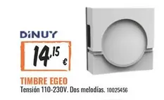 Oferta de Timbre Egeo por 14,15€ en Obramat