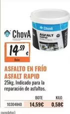 Oferta de Chova - Asfalto En Frio por 14,59€ en Obramat