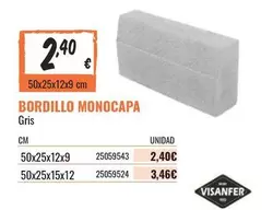 Oferta de Bordillo Monocapa por 2,4€ en Obramat