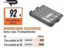 Oferta de Organizador Accesorios por 92€ en Obramat