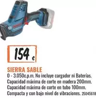 Oferta de Sierra Sable por 154€ en Obramat