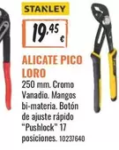 Oferta de Stanley - Alicate Pico Loro por 19,45€ en Obramat