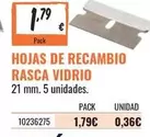Oferta de Aldi - Hojas De Recambio Rasca por 1,79€ en Obramat