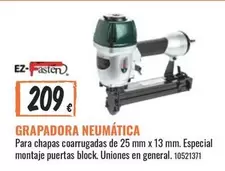 Oferta de Grapadora Neumatica por 209€ en Obramat