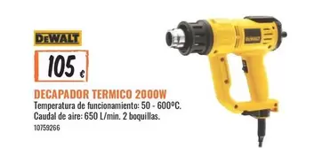 Oferta de Dewalt - Decapador Termico 2000w por 105€ en Obramat