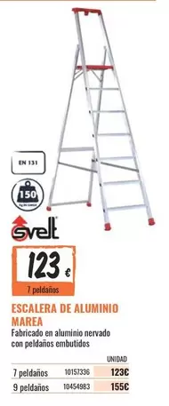 Oferta de Escalera De Aluminio por 123€ en Obramat