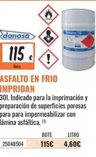 Oferta de Danosa - Asfalto En Frio Impridan por 115€ en Obramat