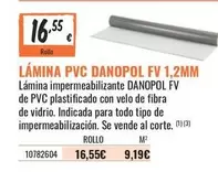 Oferta de PVC - Lamina Pvc Danopol Fv 1,2mm por 16,55€ en Obramat