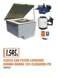 Oferta de Caseta Con Filtro Laminado por 1545€ en Obramat