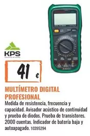 Oferta de Multimetro Digital Profesional por 41€ en Obramat