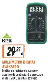 Oferta de Multimetro Digital Avanzado por 29,25€ en Obramat