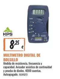 Oferta de Multimetro Digital De Bolsillo por 8,25€ en Obramat