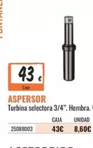 Oferta de Turbina Selectora por 43€ en Obramat