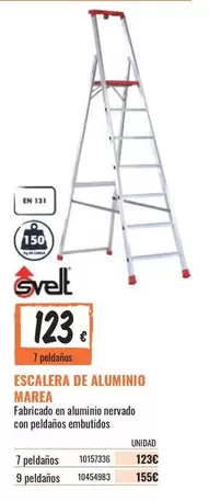 Oferta de Escalera De Aluminio por 123€ en Obramat